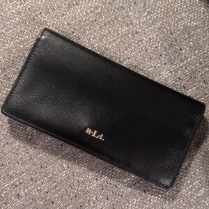 Flawed gem = PRICE DROP 💎 Lauren Ralph Lauren Tate wallet in black leather